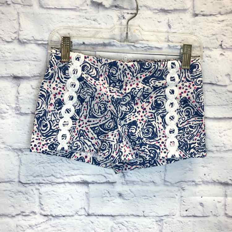 Lilly Pulitzer Blue Size 7 Girls Shorts