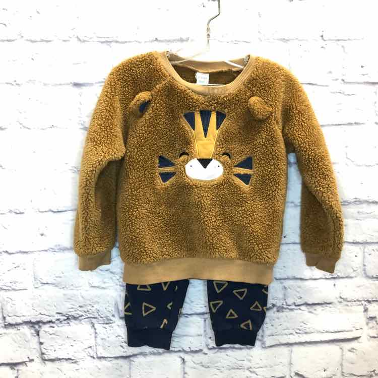 PL Baby Brown Size 24 Months Boys 2 Piece Outfit