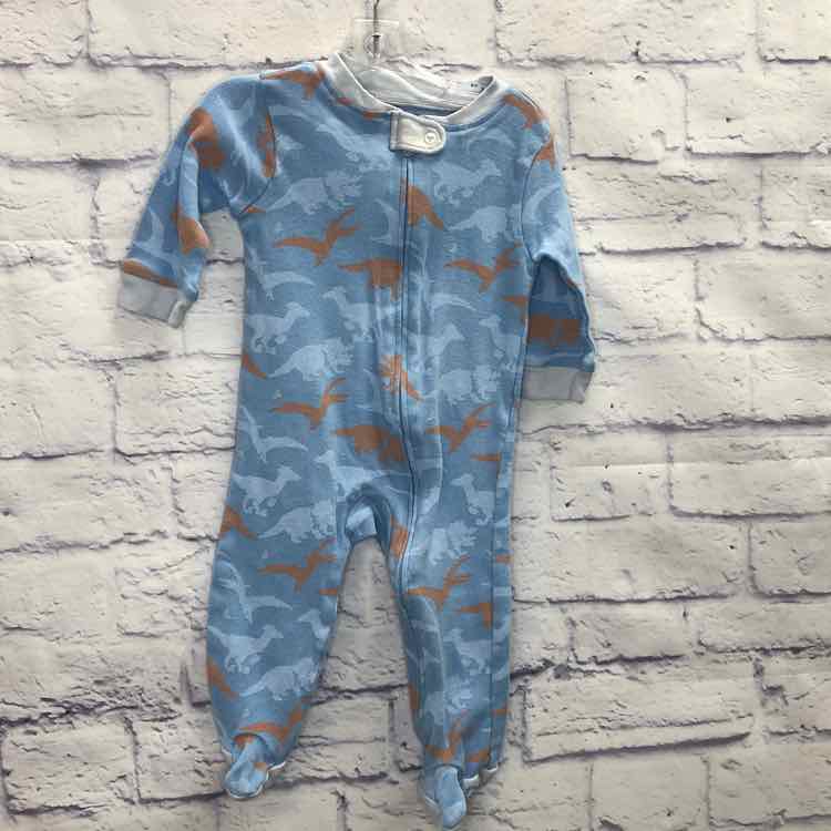 Burts Bees Blue Size 3-6 Months Boys Sleeper