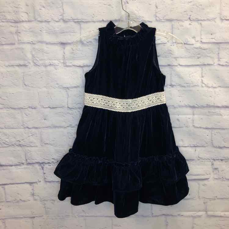 Janie & Jack Navy Size 5 Girls Dress