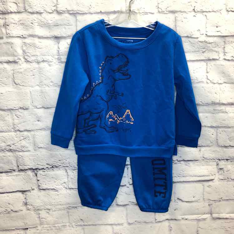 Carters Blue Size 4T Boys 2 Piece Outfit