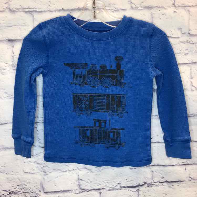 Jumping Beans Blue Size 4T Boys Long Sleeve Shirt