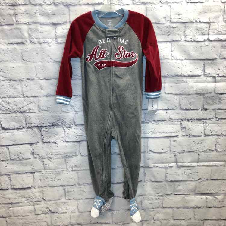 Carters Gray Size 3T Boys Sleeper