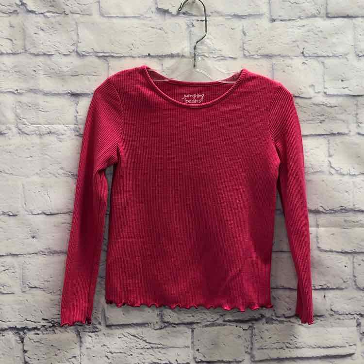 Jumping Beans Pink Size 6 Girls Long Sleeve Shirt