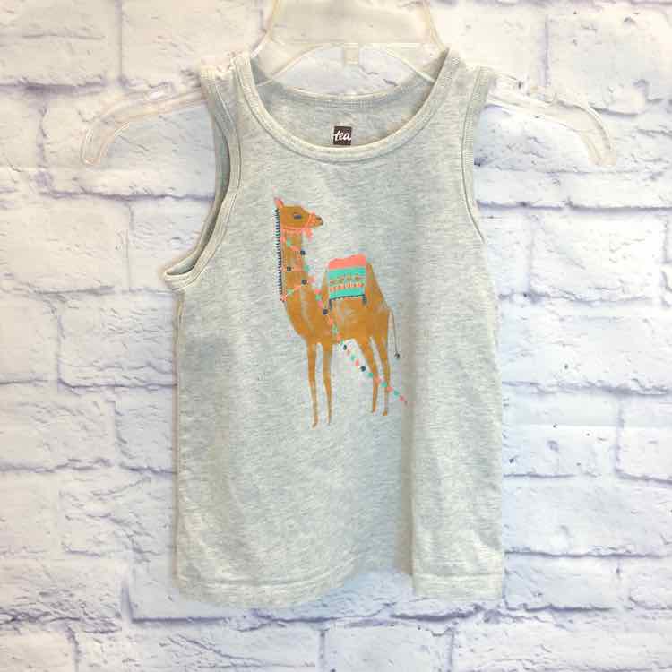 Tea Gray Size 4T Girls Tank Top