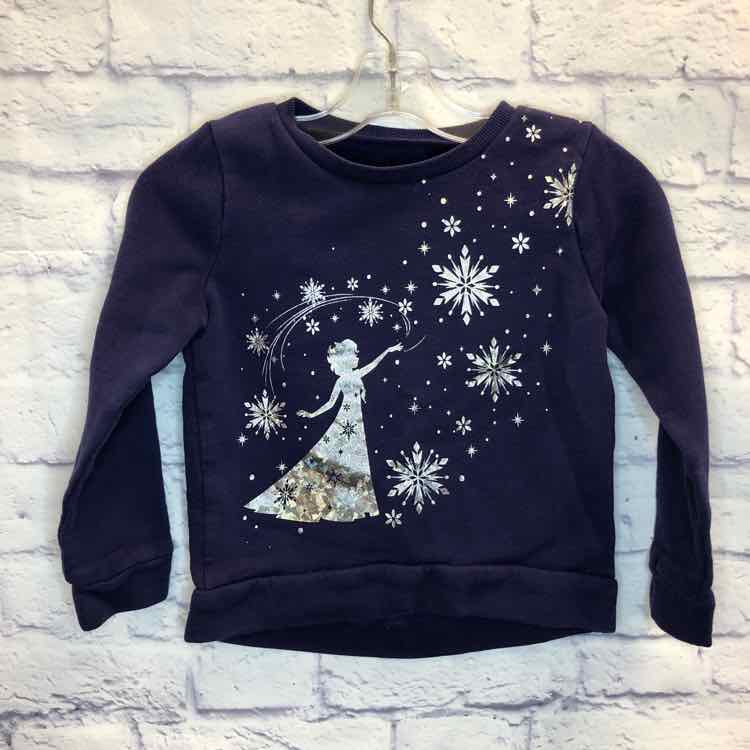 Disney Navy Size 4T Girls Sweatshirt/Hoodie