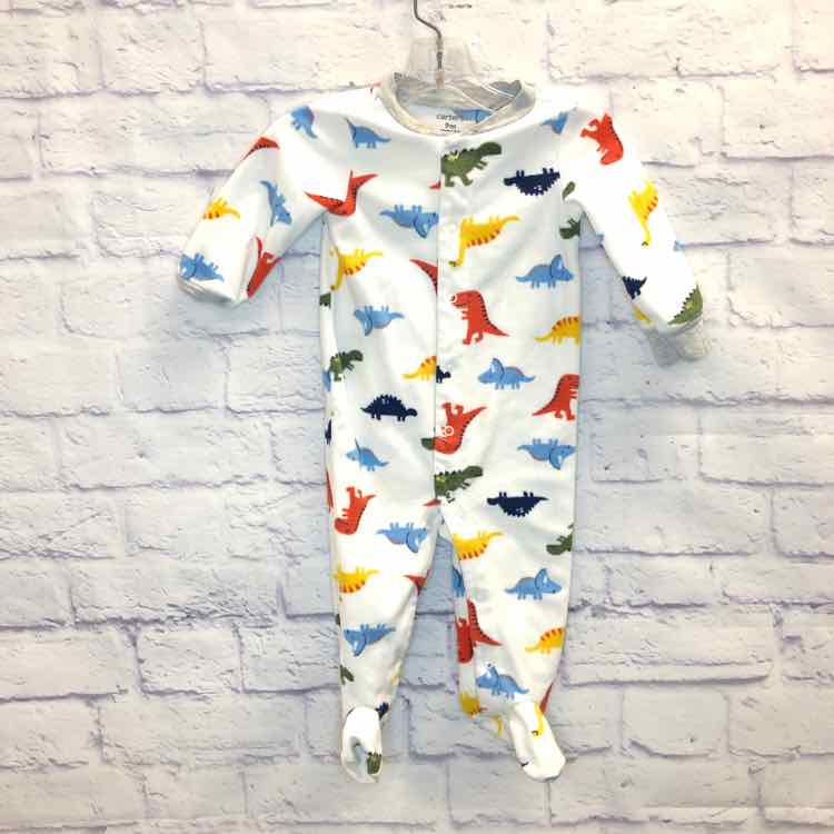 Carters White Size 9 Months Boys Sleeper