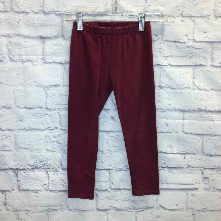 Childrens Place Maroon Size 5 Girls Leggings