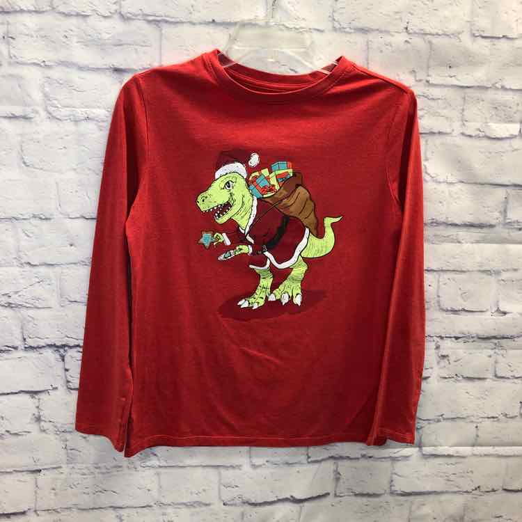 Cat & Jack Red Size 14 Boys Long Sleeve Shirt