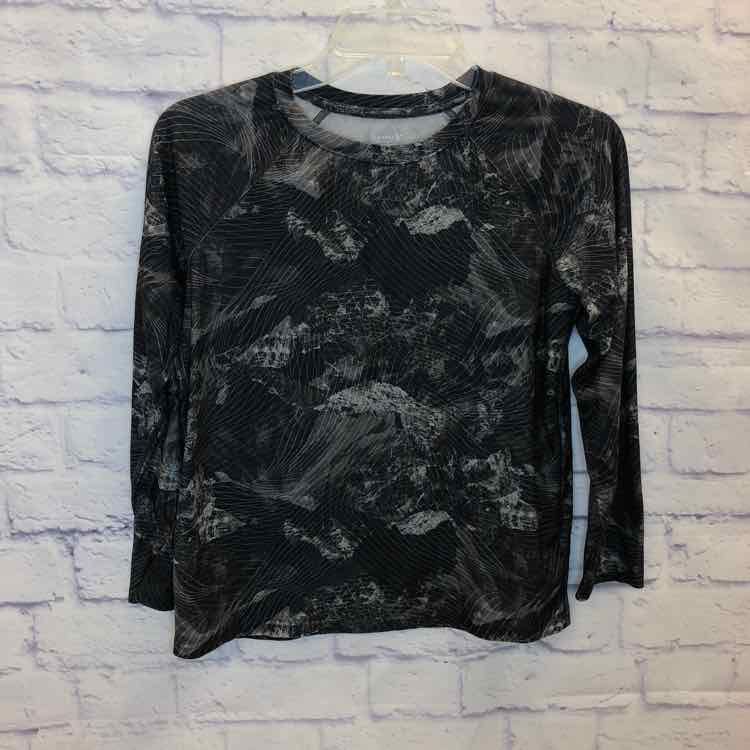 Old Navy Gray Size 10 Boys Long Sleeve Shirt