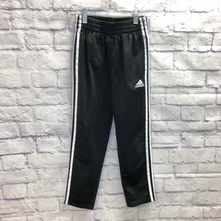 Adidas Black & White Size 8 Boys Athletic Pant