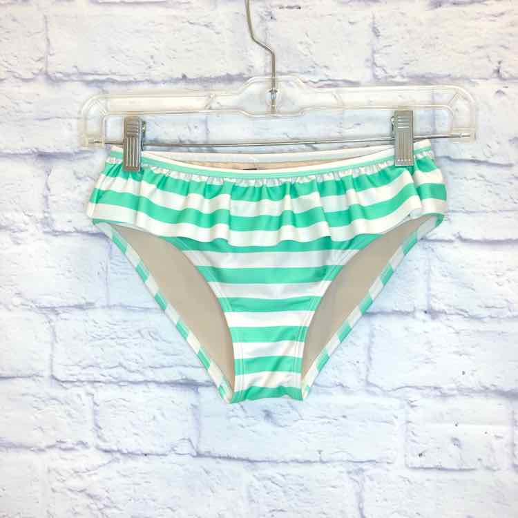 Tea Green Size 10 Girls Swimsuit