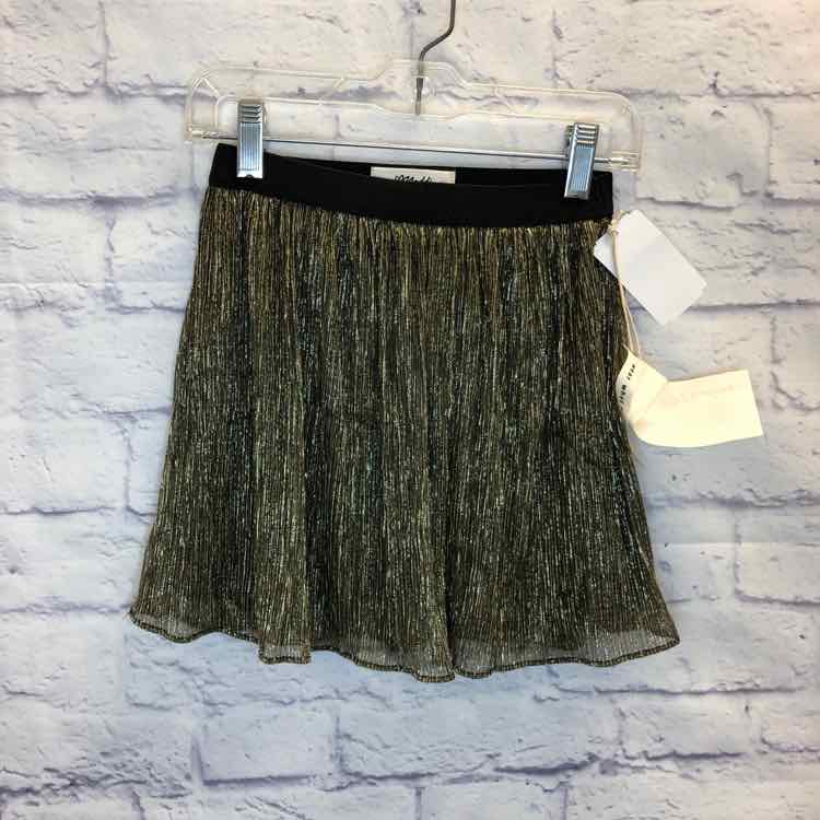 Maddie Gold Size 8 Girls Skirt