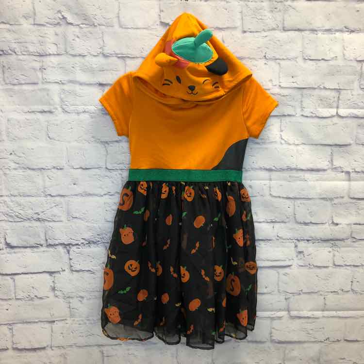 Squishmallows Orange Size 8 Girls Dress