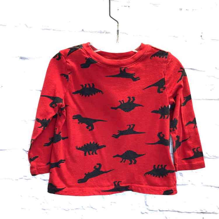 Old Navy Red Size 18-24 months Boys Long Sleeve Shirt