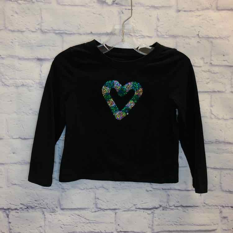 Cat & Jack Black Size 4T Girls Long Sleeve Shirt