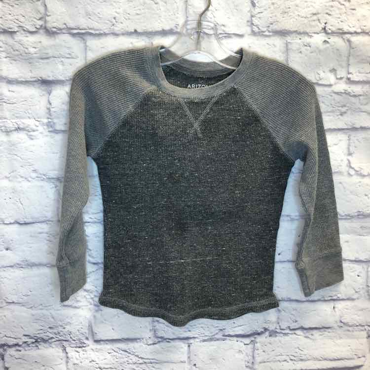Arizona Gray Size 4T Boys Long Sleeve Shirt