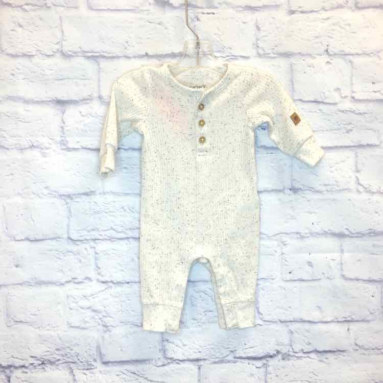 Carters Tan Size Newborn Boys Romper