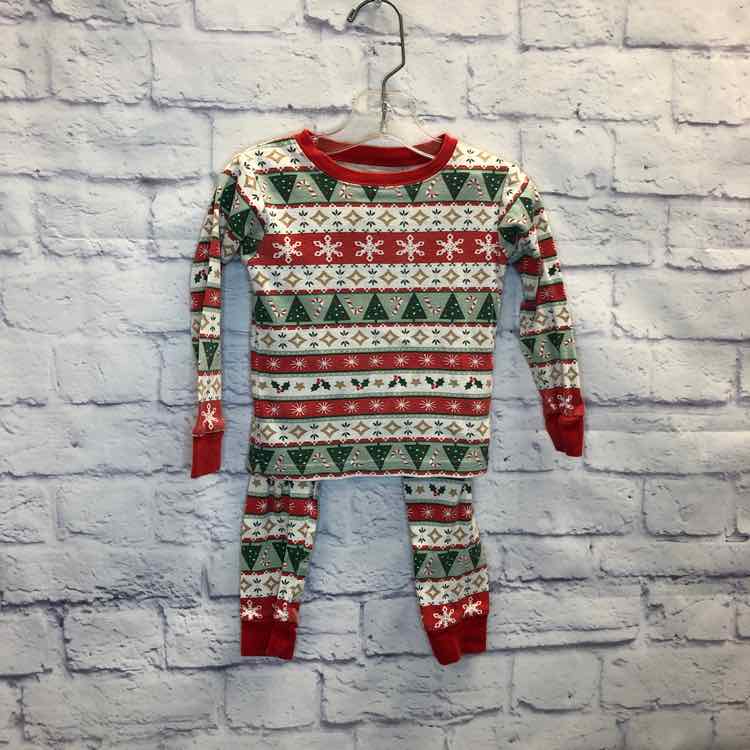 Carters Red & Green Size 3T Boys Pajamas