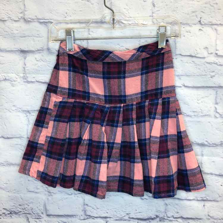 Minnie Mouse Plaid Size 6 Girls Skirt