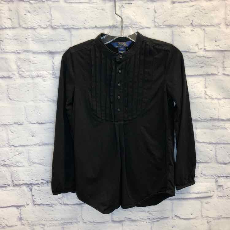 Polo Ralph Lauren Black Size 7 Girls Long Sleeve Shirt