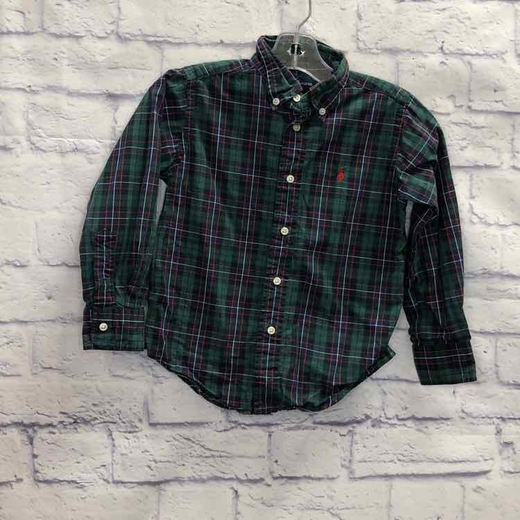 Ralph Lauren Green Size 4T Boy Polo or Button Down