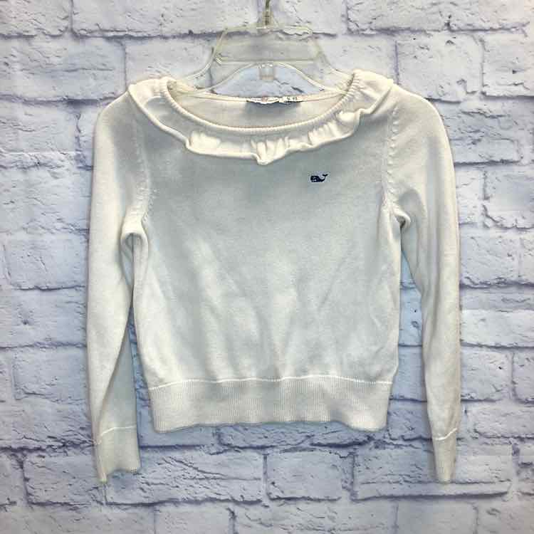 Vineyard Vines White Size 5 Girls Sweater