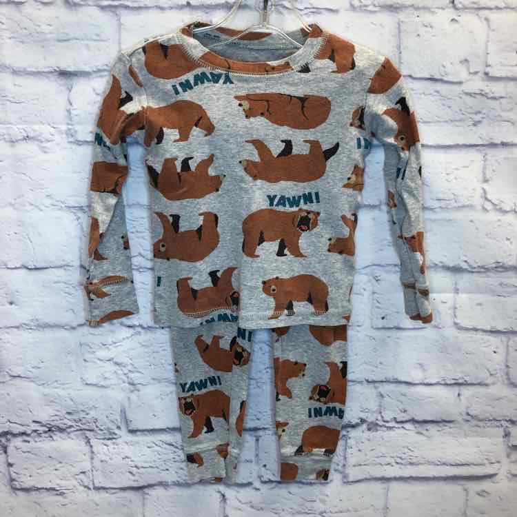 Just One You Gray Size 2T Boys Pajamas