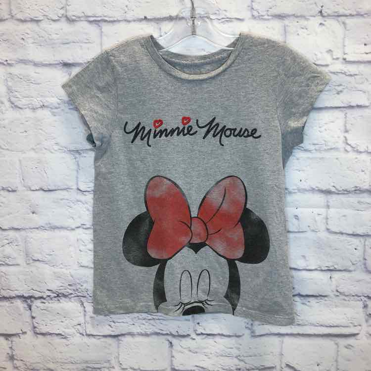Disney Gray Size 7 Girls Short Sleeve Shirt