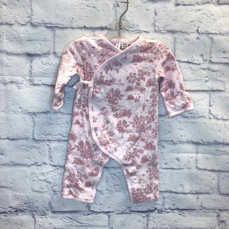 Janie & Jack Pink Size 0-3 Months Girls Romper
