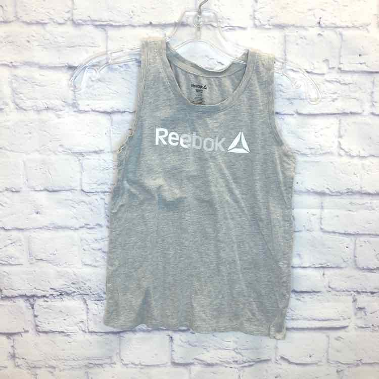 Reebok Gray Size 10 Girls Tank Top