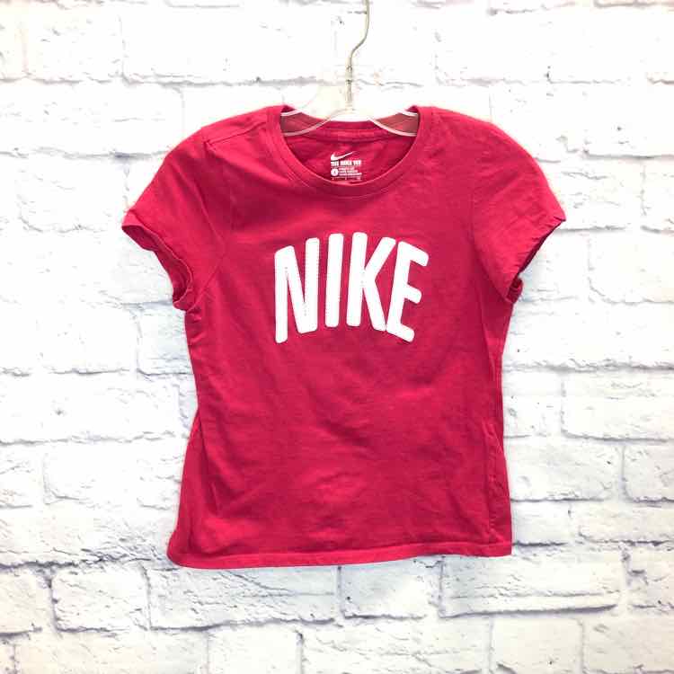 Nike Pink Size 8 Girls Short Sleeve Shirt