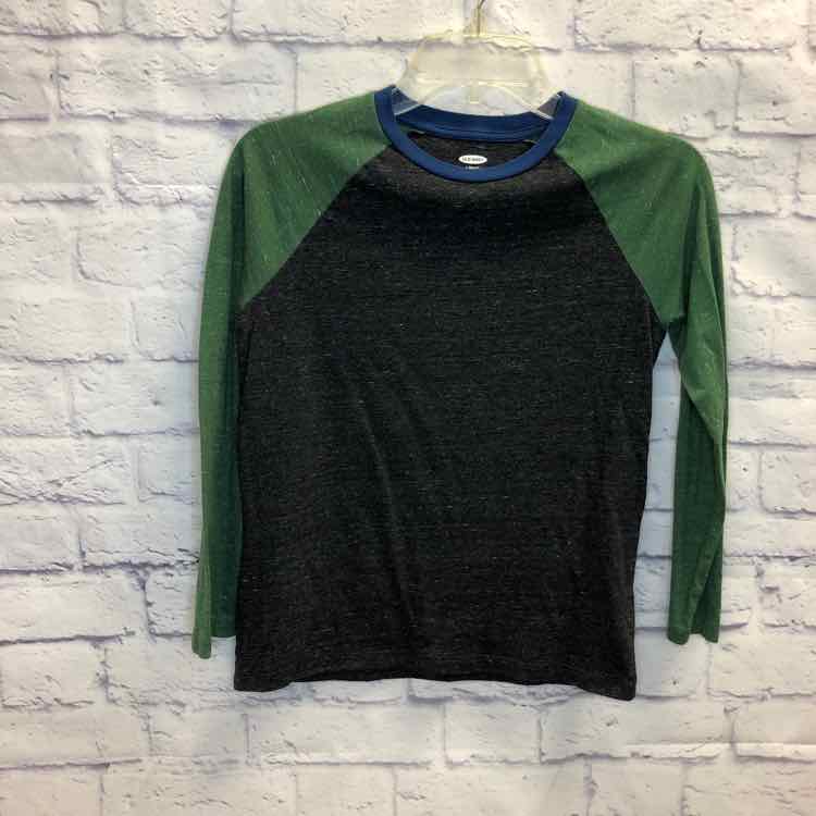 Old Navy Green Size 10 Boys Long Sleeve Shirt