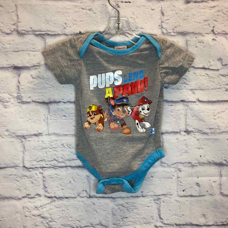 Paw Patrol Gray Size 3-6 Months Boys Bodysuit