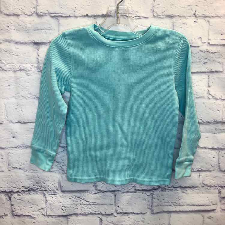 Cat & Jack Aqua Size 5 Boys Long Sleeve Shirt