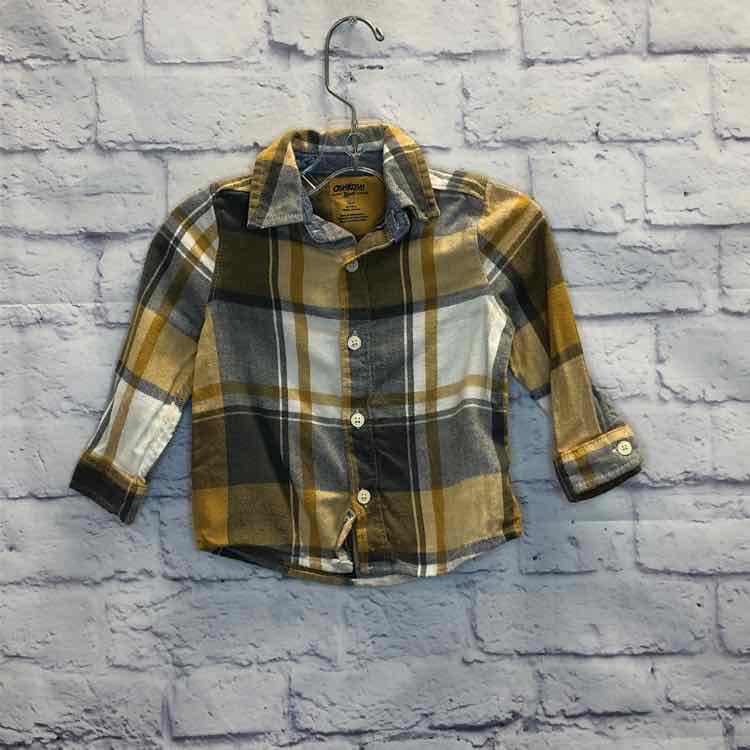 Oshkosh Mustard Size 18 Months Boy Polo or Button Down