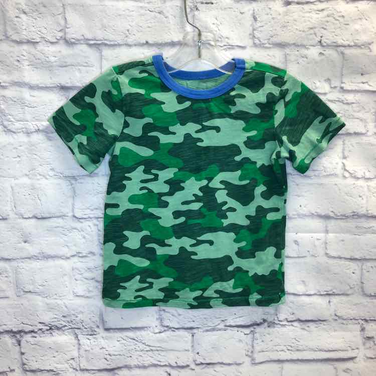 Primary Green Size 4T Boys Short Sleeve Shirt