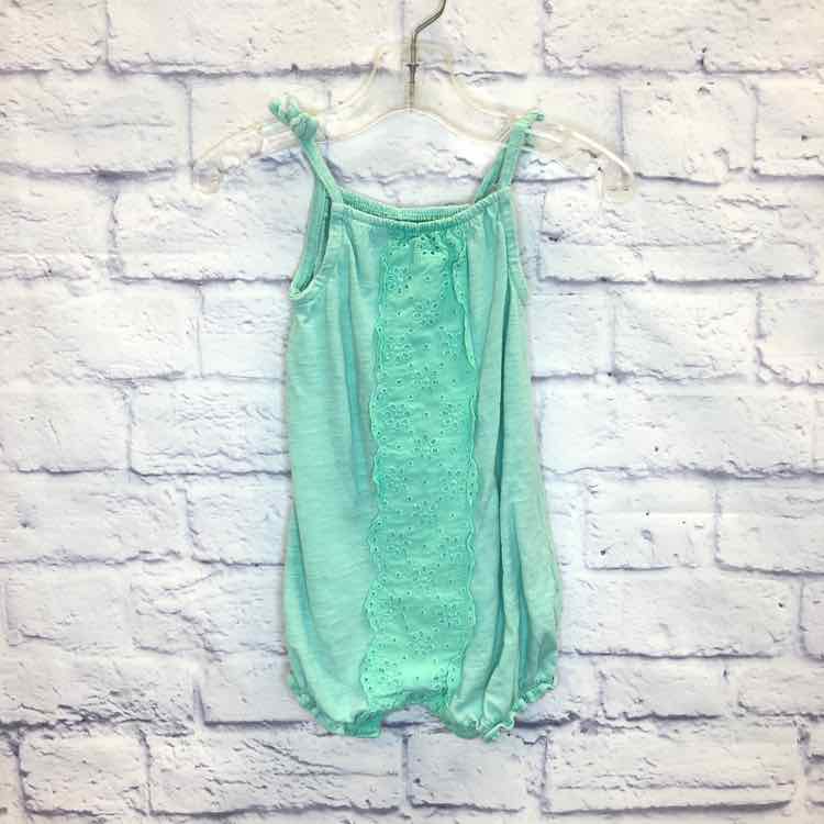 Carters Green Size 9 Months Girls Romper