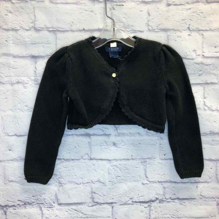 Chaps Black Size 5 Girls Sweater