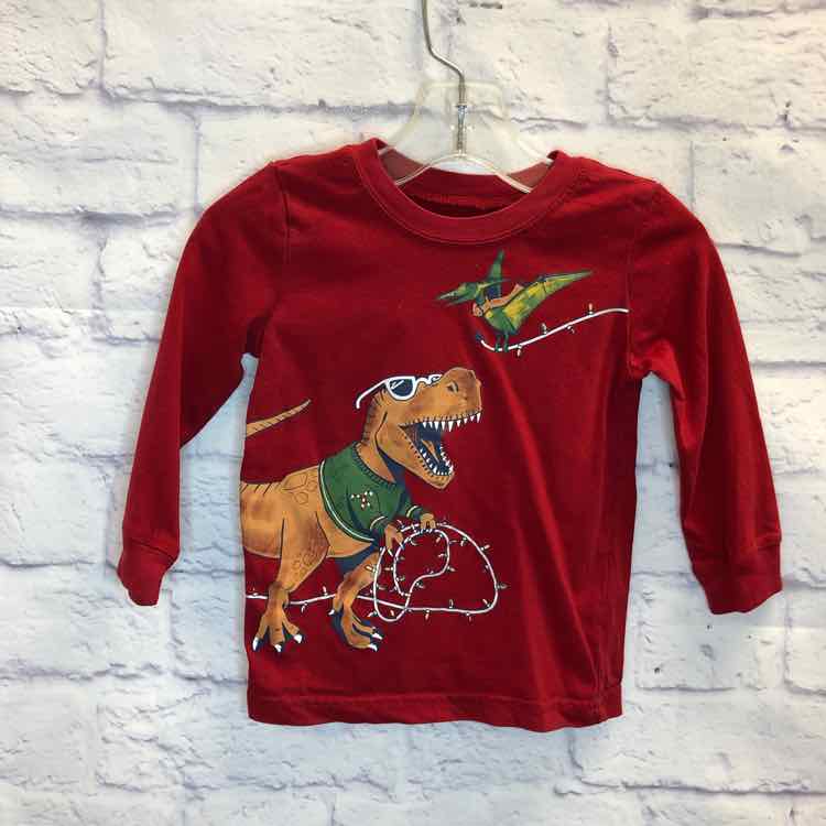 Carters Red Size 18 Months Boys Long Sleeve Shirt