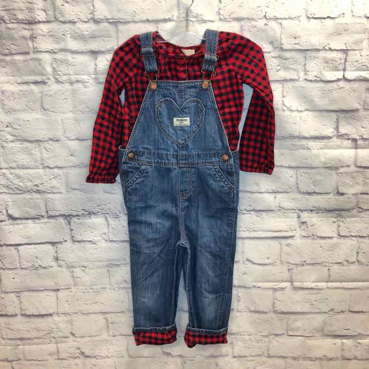Oshkosh Denim Size 5 Girls 2 Piece Outfit