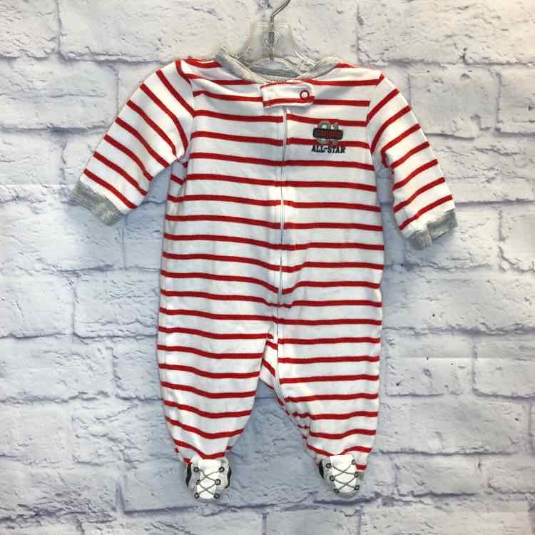 Carters Red Size 3 Months Boys Sleeper