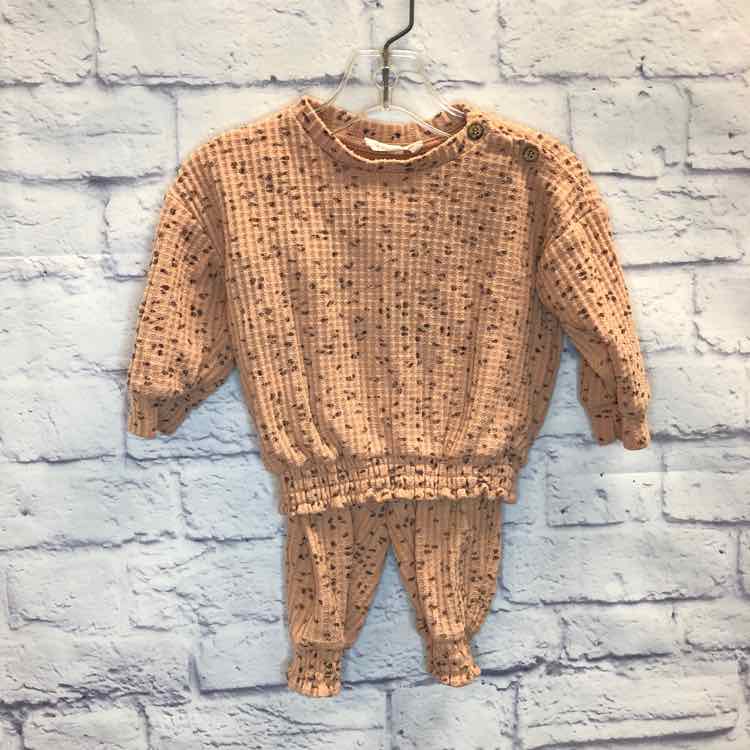 Jessica Simpson Orange Size 6-9 Months Girls 2 Piece Outfit