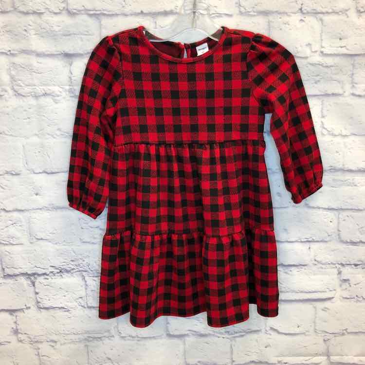 Old Navy Red & Black Size 4T Girls Dress