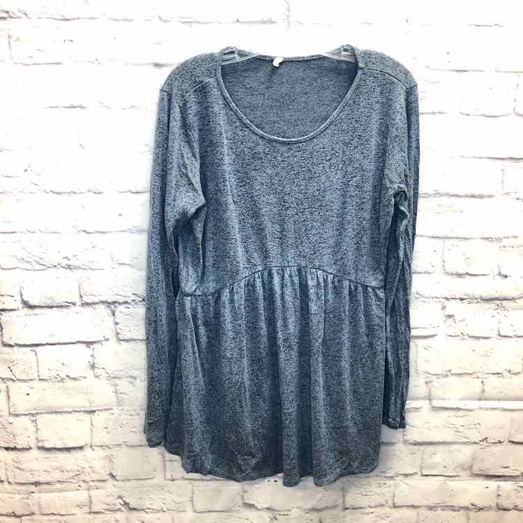 Pink Blush Blue Size L Maternity Sweater