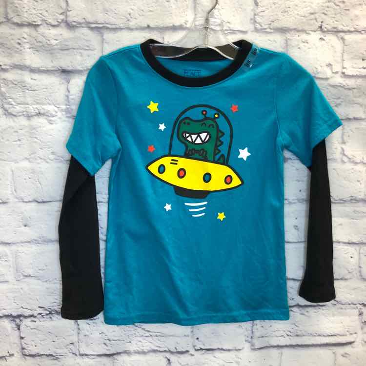 Childrens Place Blue Size 5 Boys Long Sleeve Shirt