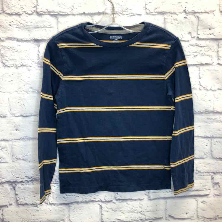 Old Navy Stripe Size 8 Boys Long Sleeve Shirt