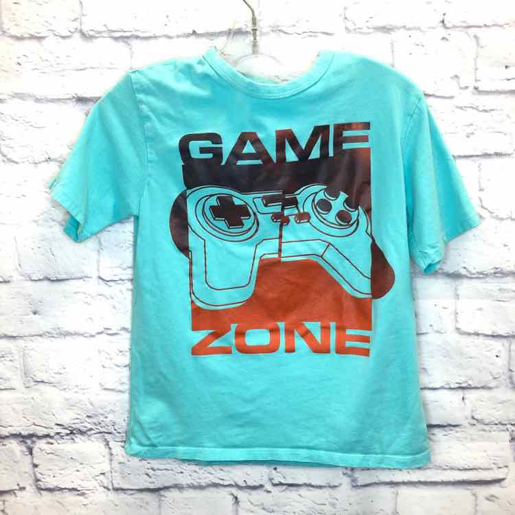 Childrens Place Blue Size 7 Boys Short Sleeve Shirt