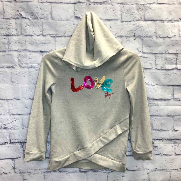 Betsey Johnson Tan Size 10 Girls Sweatshirt/Hoodie