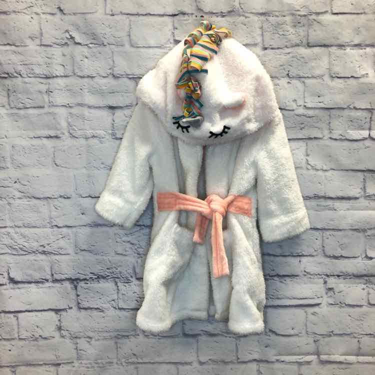 Cat & Jack White Size 2T Girls Bathrobe
